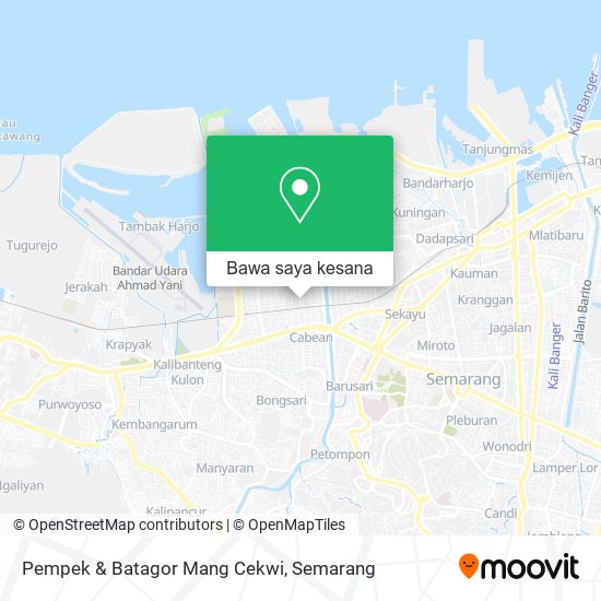 Peta Pempek & Batagor Mang Cekwi