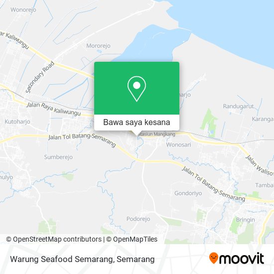 Peta Warung Seafood Semarang
