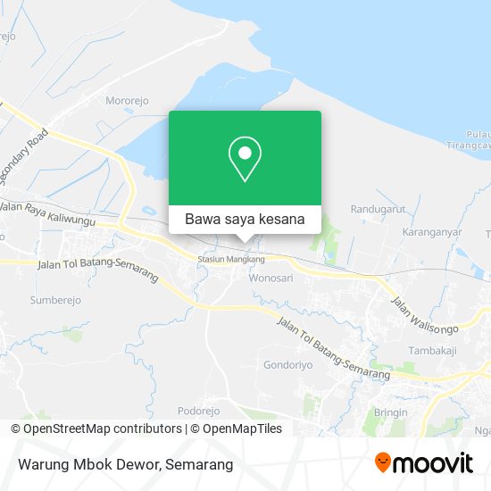 Peta Warung Mbok Dewor
