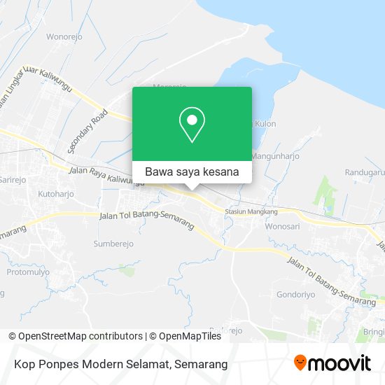 Peta Kop Ponpes Modern Selamat