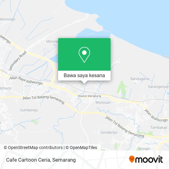 Peta Cafe Cartoon Ceria