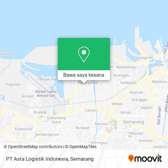 Peta PT Asta Logistik Indonesia