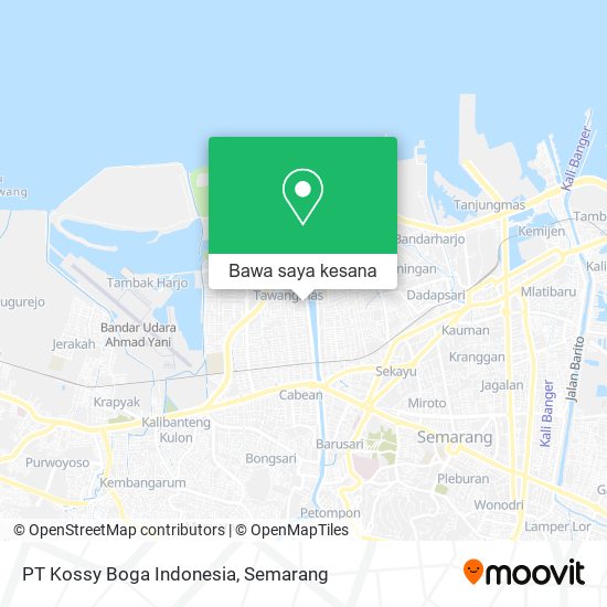 Peta PT Kossy Boga Indonesia