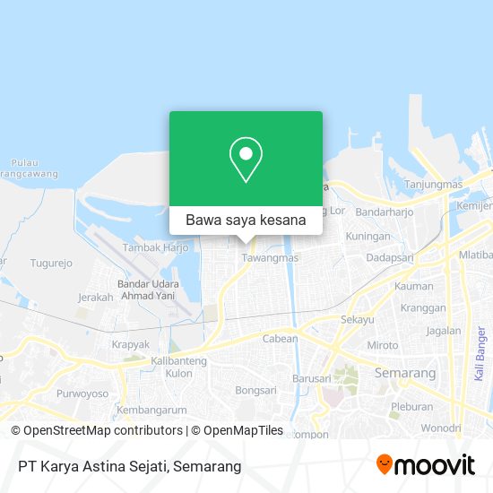 Peta PT Karya Astina Sejati