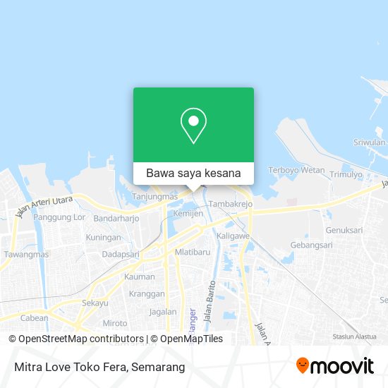 Peta Mitra Love Toko Fera