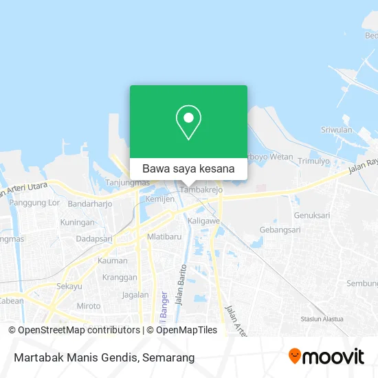 Peta Martabak Manis Gendis