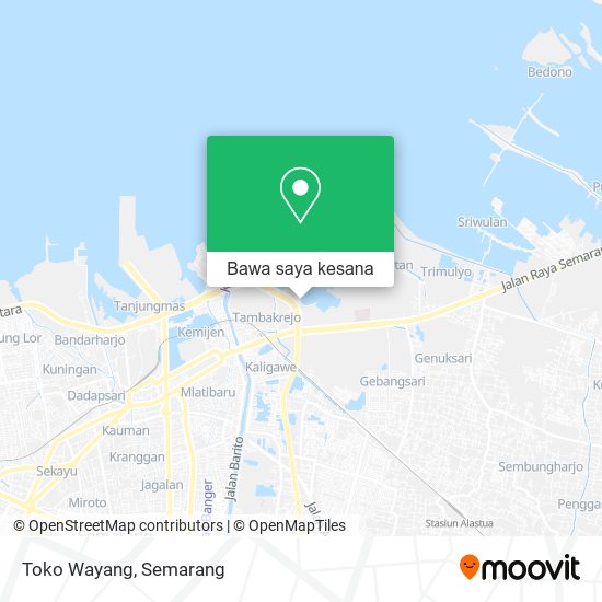 Peta Toko Wayang