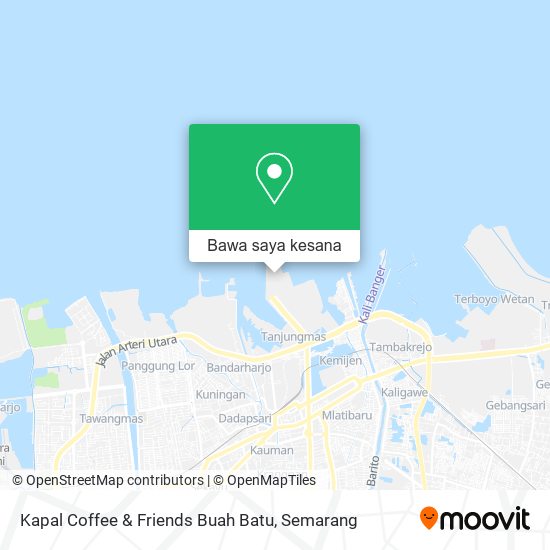 Peta Kapal Coffee & Friends Buah Batu