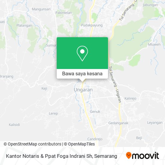 Peta Kantor Notaris & Ppat Foga Indrani Sh