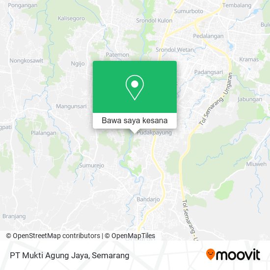 Peta PT Mukti Agung Jaya