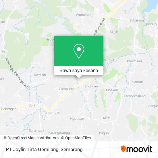 Peta PT Joylin Tirta Gemilang