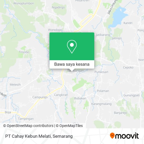 Peta PT Cahay Kebun Melati
