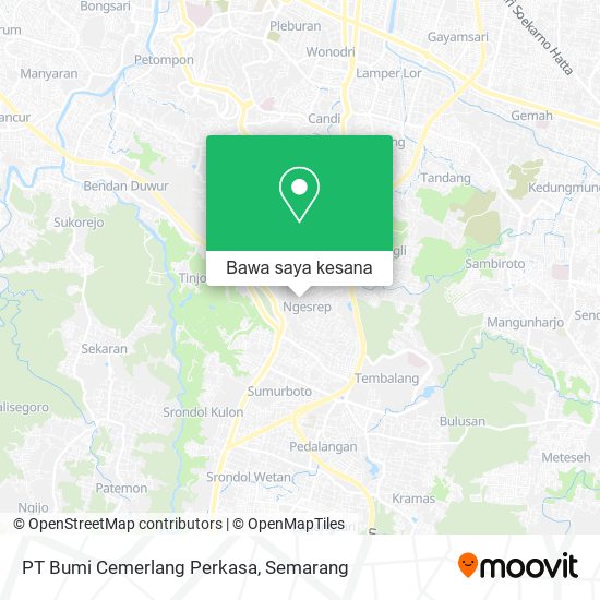 Peta PT Bumi Cemerlang Perkasa