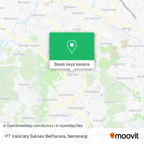 Peta PT Vanicary Sukses Berharuna