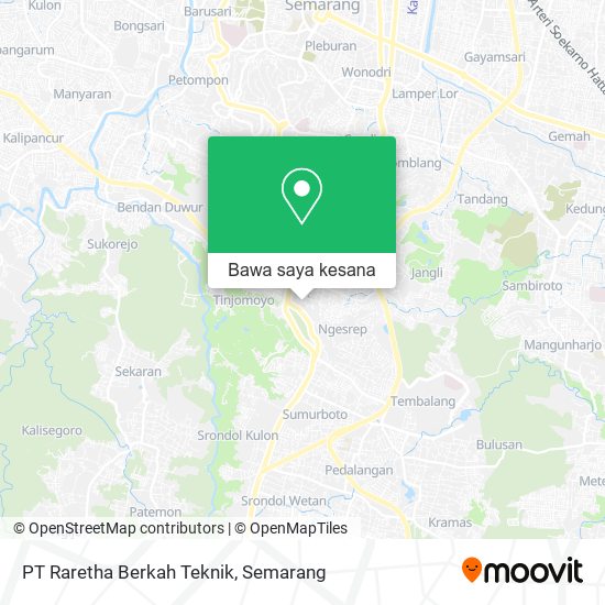Peta PT Raretha Berkah Teknik