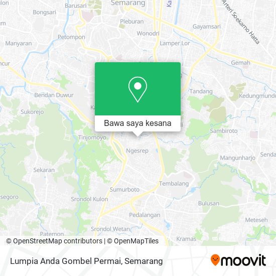 Peta Lumpia Anda Gombel Permai
