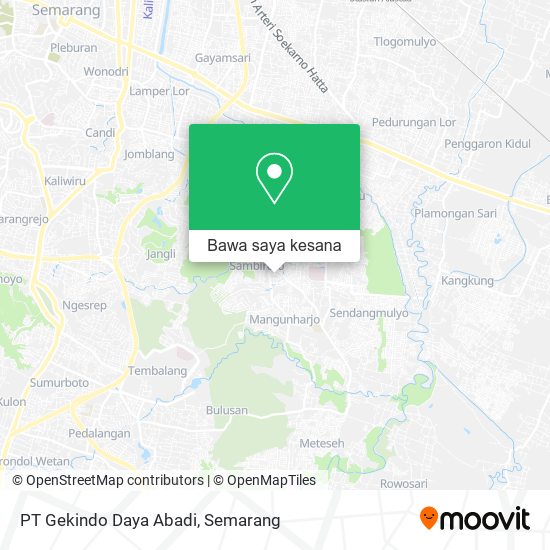 Peta PT Gekindo Daya Abadi