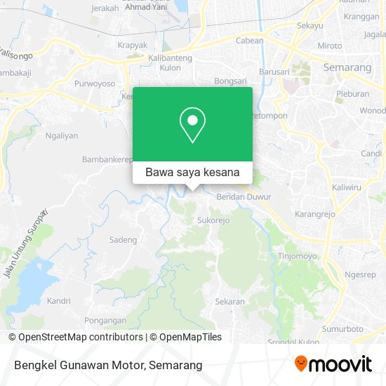 Peta Bengkel Gunawan Motor