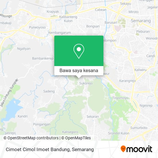 Peta Cimoet Cimol Imoet Bandung