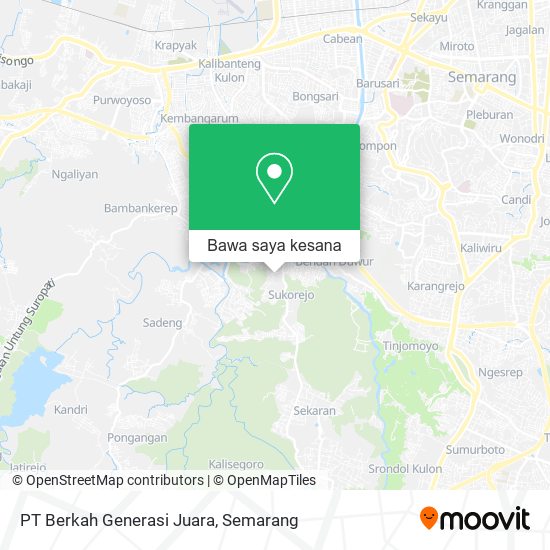 Peta PT Berkah Generasi Juara