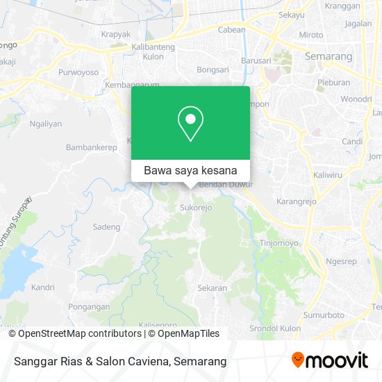 Peta Sanggar Rias & Salon Caviena