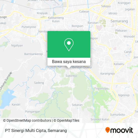 Peta PT Sinergi Multi Cipta