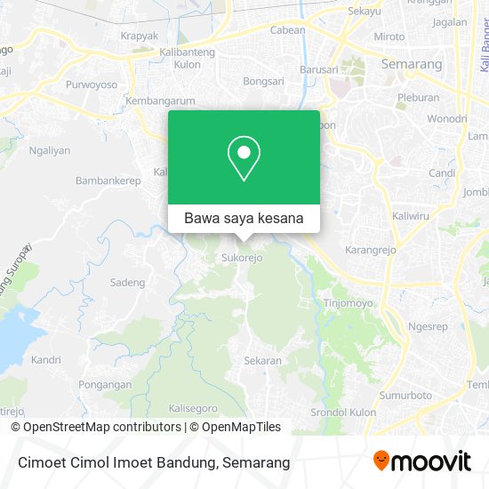 Peta Cimoet Cimol Imoet Bandung