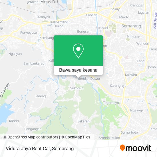 Peta Vidura Jaya Rent Car