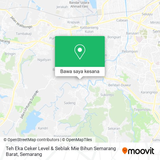 Peta Teh Eka Ceker Level & Seblak Mie Bihun Semarang Barat