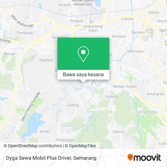 Peta Dyga Sewa Mobil Plus Driver