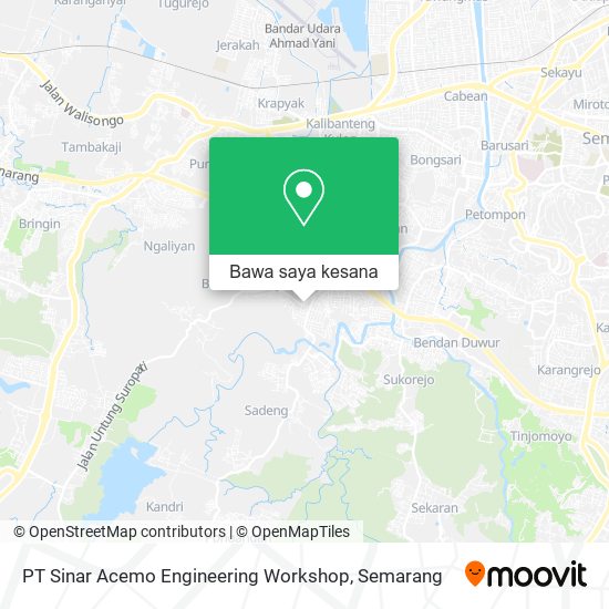 Peta PT Sinar Acemo Engineering Workshop