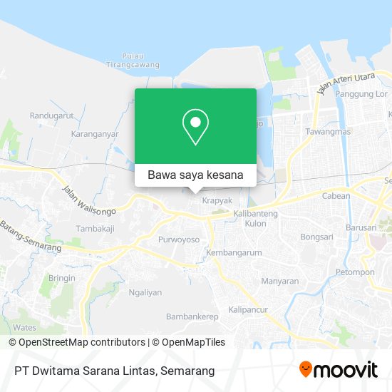 Peta PT Dwitama Sarana Lintas