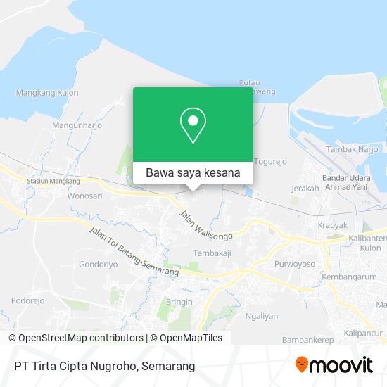 Peta PT Tirta Cipta Nugroho
