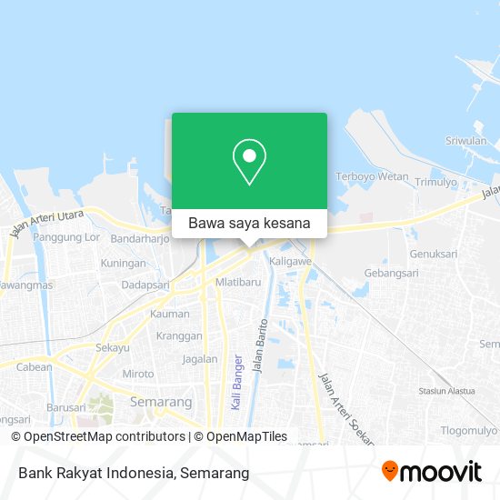 Peta Bank Rakyat Indonesia