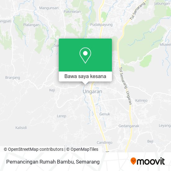 Peta Pemancingan Rumah Bambu