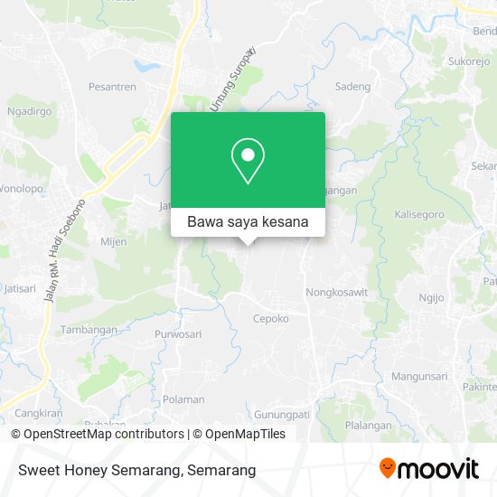 Peta Sweet Honey Semarang