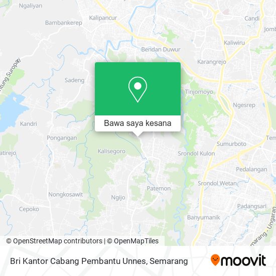 Peta Bri Kantor Cabang Pembantu Unnes