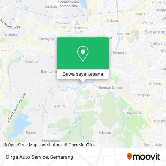 Peta Dirga Auto Service