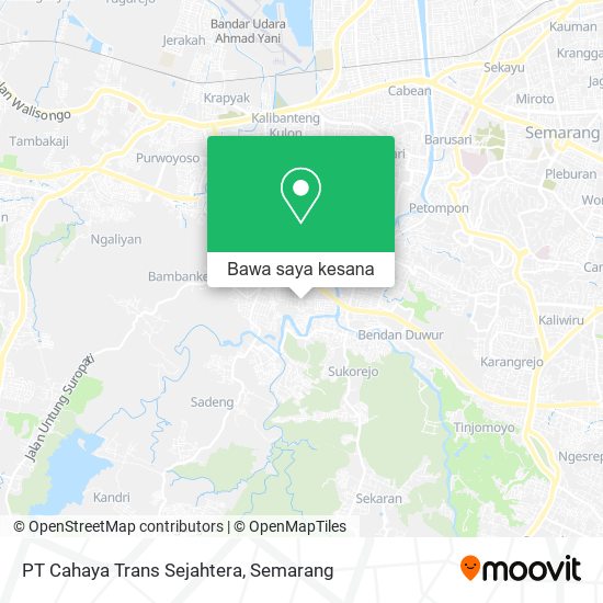 Peta PT Cahaya Trans Sejahtera