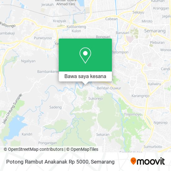 Peta Potong Rambut Anakanak Rp 5000