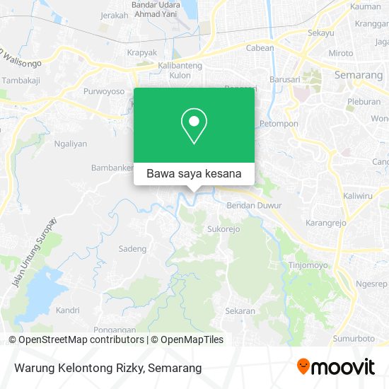 Peta Warung Kelontong Rizky