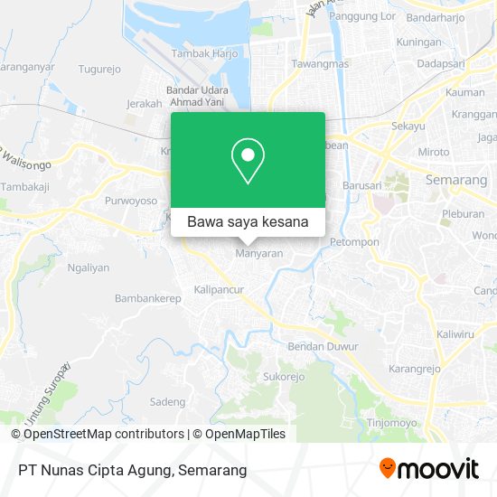 Peta PT Nunas Cipta Agung