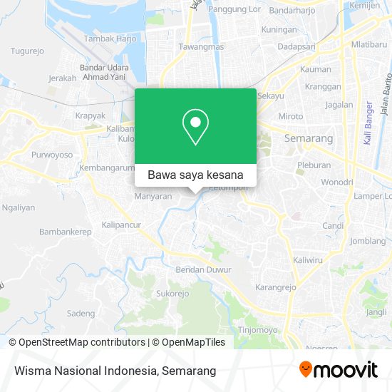 Peta Wisma Nasional Indonesia