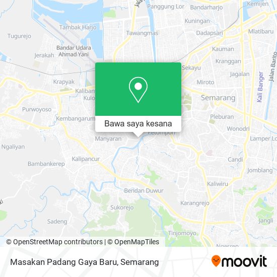 Peta Masakan Padang Gaya Baru