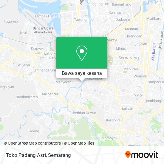 Peta Toko Padang Asri