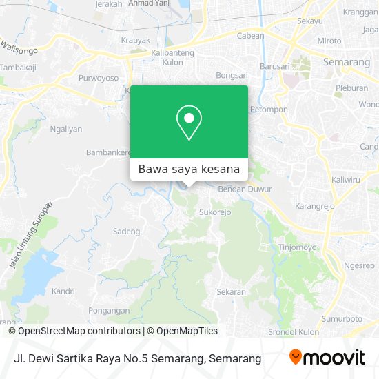 Peta Jl. Dewi Sartika Raya No.5 Semarang