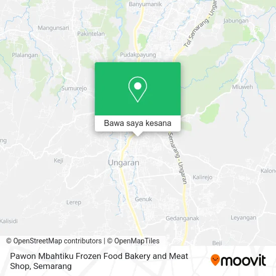 Peta Pawon Mbahtiku Frozen Food Bakery and Meat Shop