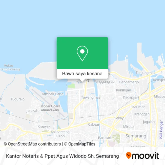 Peta Kantor Notaris & Ppat Agus Widodo Sh