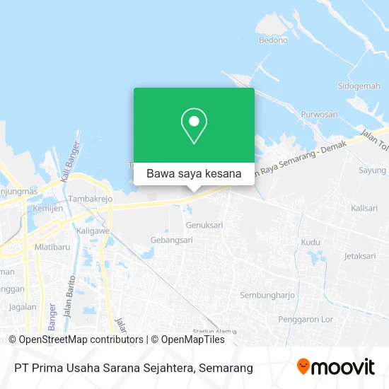 Peta PT Prima Usaha Sarana Sejahtera