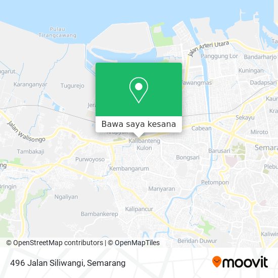 Peta 496 Jalan Siliwangi